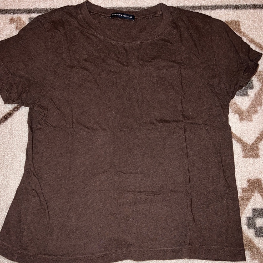 brown brandy melville top